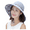 Gray, variant on Womens Reversible Foldable Cotton Floppy Sun Hat, Summer UPF 50+ UV Protection Beach Hat Wide Brim Cap