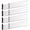 White, variant on 4 Pack Drawer Dividers Bamboo 2.6" High, 16-22" Adjustable Drawer Organizers for Clothes, Expandable Dresser Separators in Bedroom/Bathroom/Kitchen/Office Organization and Storage