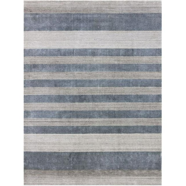 Amer BLN180508 5 x 8 Pieds Mélange Tapis Tissé à la Main Design Moderne & 44; Gris