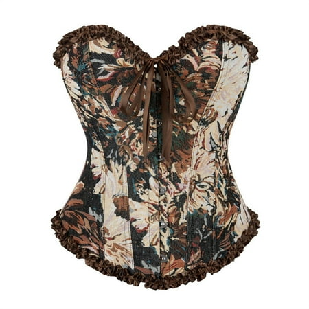 UPPADA Corset Top On Sale Strapless Corset Tops for Women Corset Cute Bustier Bodyshaper Top Overbust Corset Plus Size Waist Training Corsets Overbust Shapewear Outfit