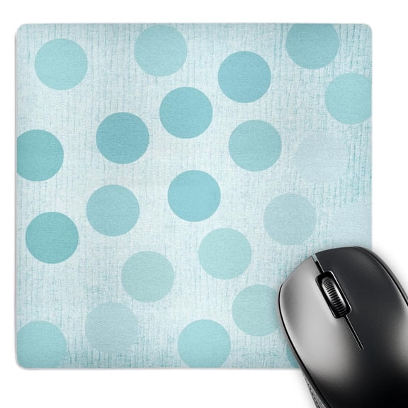 3dRose, Large Turquoise Dots, MousePad