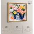 thumbnail image 2 of Perfume Bloom Canvas Fashion Art Prints by Art Remedy, Gold Frame, 30" x 30", 2 of 7