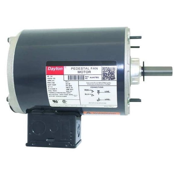 Dayton Motor,1/4 HP,Yoke, 1725 RPM, 48YZ 4UX67