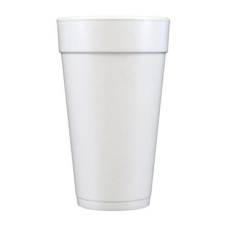 20 oz Large Disposable Foam Cups for Hot and Cold Drinks (50 (Best Hot Drink For A Cold)