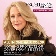 LOreal Paris Excellence Creme Permanent Hair Color, 5 Medium Brown, Triple Protection, 1 Kit