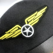 Performance Cap Pilot Hat Captain Cap Adjustable Cap Octagonal Hat for Carnival