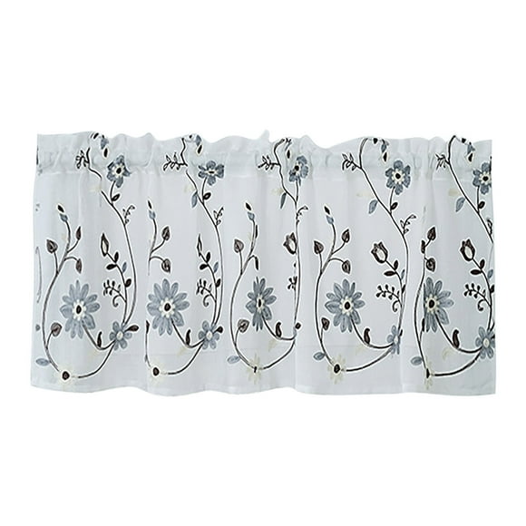 Dainzusyful Curtains Home Decor Floral Curtains Kitchen Coffee Curtains Bedroom Rod Curtains Lace Short Curtains Lace Curtains 54 X 36 Inch 1 PanelsAccessories