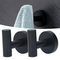 thumbnail image 4 of Towel Hooks, Bathroom Hooks Convenient Practical Durable Wearable Widely Applicable Wall Mounted Design  for Kitchen for Home for Room, 4 of 8