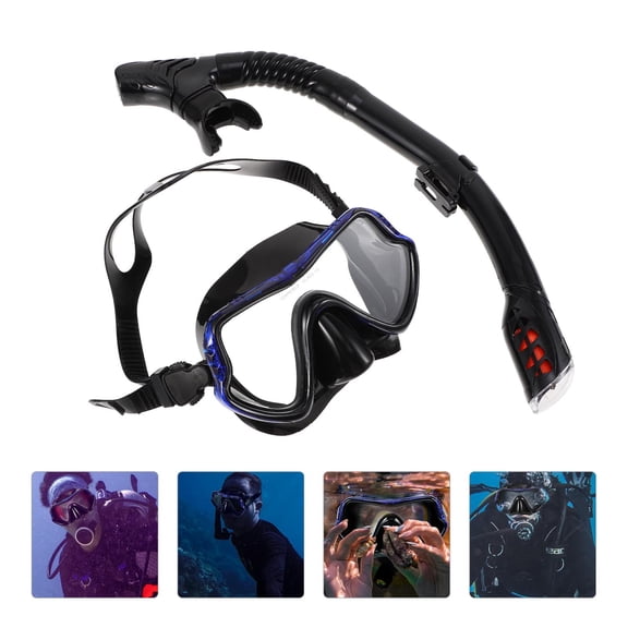 ETHZZLE Adult Snorkeling and Snorkel Set for Comfortable Fit and View, Perfect for Diving and Water Activities
