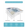 thumbnail image 4 of Quilt King Size Bedding Set, Blue Coastal Reversible Summer Quilt 3 Pieces, Coral Shell Starfish Seahorse Summer Beach Lightweight Bedspreads Coverlets with 2 Pillow Shams for All Seasons, 4 of 5