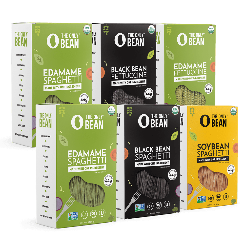 The Only Bean Organic Edamame, Soy, Black Bean Spaghetti and