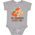 thumbnail image 3 of Inktastic MomMom Loves Me Fox Gift Boys or Girls Baby Bodysuit, 3 of 5