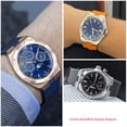 thumbnail image 5 of Correa de reloj de caucho fluorado FKM de primera calidad para Vacheron Constantin 4500V 5500V 7900V Correa de reloj con boca convexa Correa de reloj naranja de 7 mm, 5 of 5