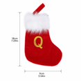 thumbnail image 3 of Christmas Stocking Featuring Red Velvet Texture and Personalized Letter Design, Christmas Tree Decorations for Holiday Decor and Cozy Family Gatherings, Christmas Gift Christmas, 3 of 7