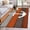 Orange, variant on Nautical Anchor Area Rug 4x6 Washable Rug Non Slip Red Brown Retro Gradient Wooden Grain Large Area Rug Indoor Floor Carpet for Entryway Bedroom Kitchen Living Room Home Office Dining Room Nursery