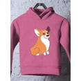 thumbnail image 3 of Cartoon Welsh Corgi Sitting Hoodie Toddler -Image by Shutterstock,  2 Toddler, 3 of 4