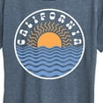 thumbnail image 3 of Instant Message - California Sun Waves - Women's Short Sleeve Graphic T-Shirt, 3 of 6