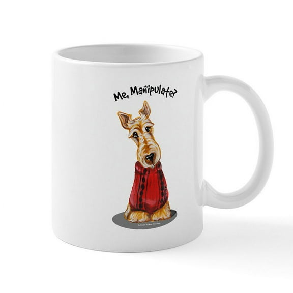 CafePress - Wheaten Scottie Manipulate Mug - 11 oz Ceramic Mug - Novelty Coffee Tea Cup