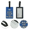 thumbnail image 3 of Unique Bargains 1 Pc Aircraft Pattern Luggage Tag for Travelling Blue, 3 of 5