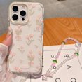 thumbnail image 3 of Funda de teléfono JANDM para iPhone 16 Pro Max con correa de flores, 3 of 9