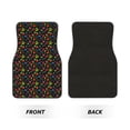 thumbnail image 2 of Wukai Berries Front Car Floor Mats Four-Piece Set Front & Rear Universal Car Floor Mats for SUVs, Trucks, Sedans, 2 of 7