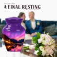 thumbnail image 4 of JAGASY Northern Lights Memorial Urn for Ashes Adult Male, Purple Small Urns for Human Ashes Keepsake, Lake Decorative Urns for Mother, Mountain Cremation Urn for Father, (3 Inch), 4 of 7