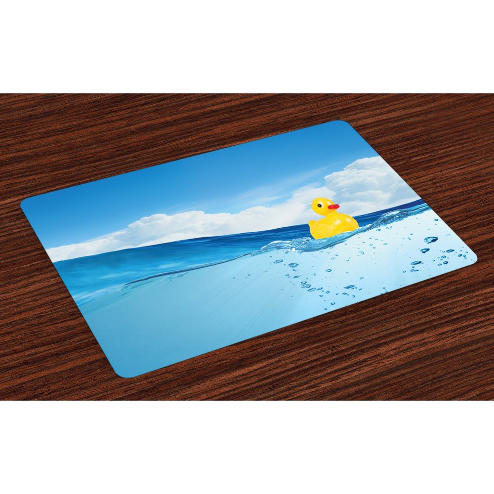 rubber duckie floating mat