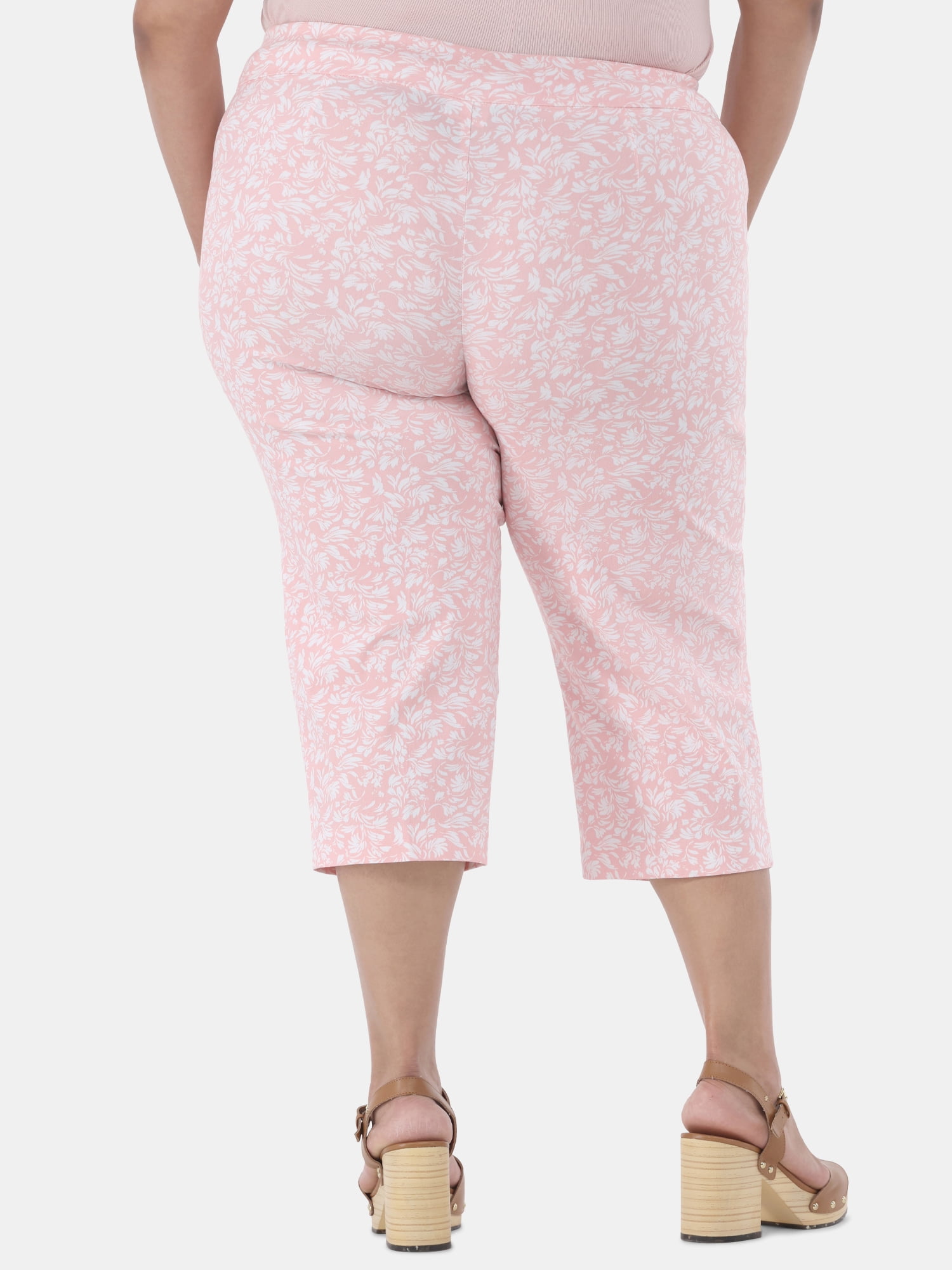 JMS Just My Size by Hanes Women’s Plus Size Millennium Capri Pants, Sizes 1X-4X