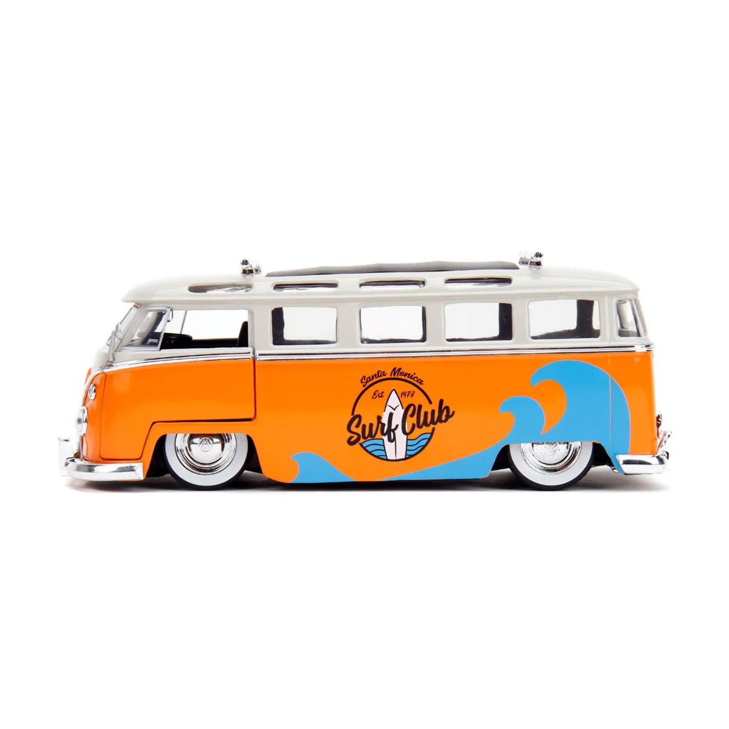 Amazon.com: KiNSMART 1962 Volkswagen Classic Bus Set Of 4