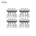thumbnail image 3 of Uxcell Layering Necklace Clasps, 4Pack 4 Strands Slide Magnetic Tube Lock Clasps Silver, 3 of 7