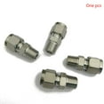 thumbnail image 2 of 304 Stainless Steel Double Ferrule Compression Connector 8mm 10mm 12mm 1/8" 1/4" 3/8" 1/2" NPT Pipe Fittings Variable Diameter, 2 of 3
