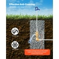 thumbnail image 4 of VEVOR Frost Proof Yard Hydrant, 3.22FT Freeze-Proof Outdoor Faucet with 12" Bury Depth, 3/4" NPT Pipe Connection & 3/4" NH Hose Coupling, 4 of 9