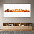 thumbnail image 6 of Colorful Design Thanksgiving Banner Autumn Turkey Pumpkin Leaves for Holiday Celebration Indoor Decoration Festival Event, 6 of 9