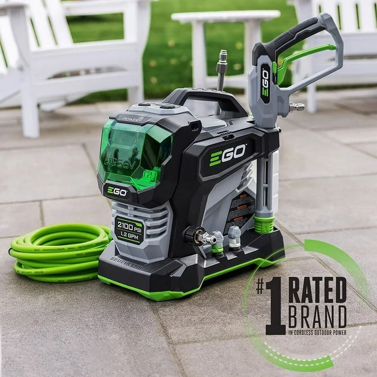 Ego Power+ 2100 Psi 1.2 Gpm Battery Powered Cold Water Pressure