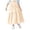 01 Beige, variant on Women's Summer Casual Elegant Smock Layered Tiered Maxi Skirt High Waisted A Line Flowy Long Skirts