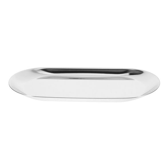 unbranded Stainless Steel Tip Tray for Cafes Guest Check Bill Holder Food Serving Tray Jewelry Dish Bathroom Serving Platter