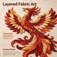 thumbnail image 2 of Beginner-Friendly Mythic Wilds DIY Layered Patchwork Art Kit with Patterned Fabrics, Sewing Materials & Step-by-Step Guide Included, 2 of 8