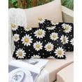 thumbnail image 6 of Botanical Daisy Throw Pillow Cover 12 x 20 Inch Decorative Pillow Cover Spring Flowers Branch Stems Lumbar Pillowcase Seasonal Rectangle Cushion Case for Couch Sofa Bed Living Room, 6 of 7