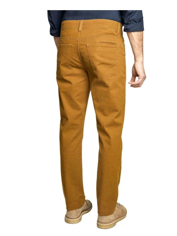 prAna PrAna Jeans Mens Size 36 X 30 Yellow Straight Leg Slim Fit Pants 