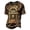25# Brown, variant on Halloween Shirts for Men 2026 Pumpkin Spooky Ghost Print Short Sleeve Tops Lightweight Crewneck T-Shirt Fall Halloween Costumes,Ginger,L