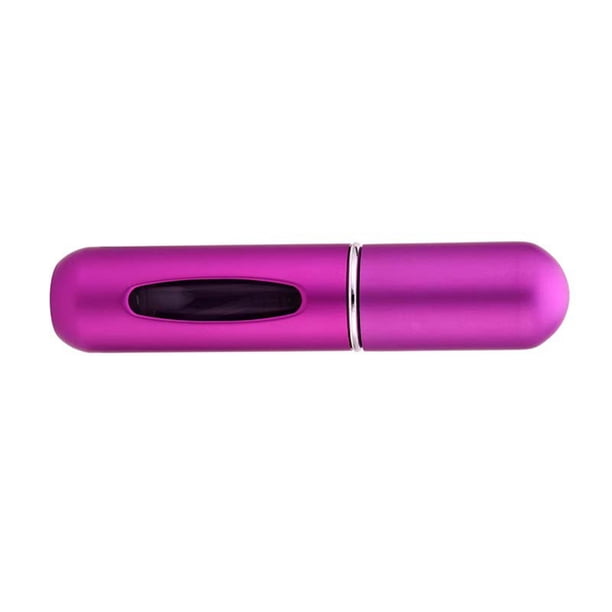2 uds., 5 ml, mini atomizador de perfume recargable para hombres y mujeres, botella de spray de perfume portátil para viajes, para fiestas, 2 uds., color rosa y rojo