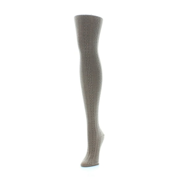 MeMoi Textured Sweater Cable Tights