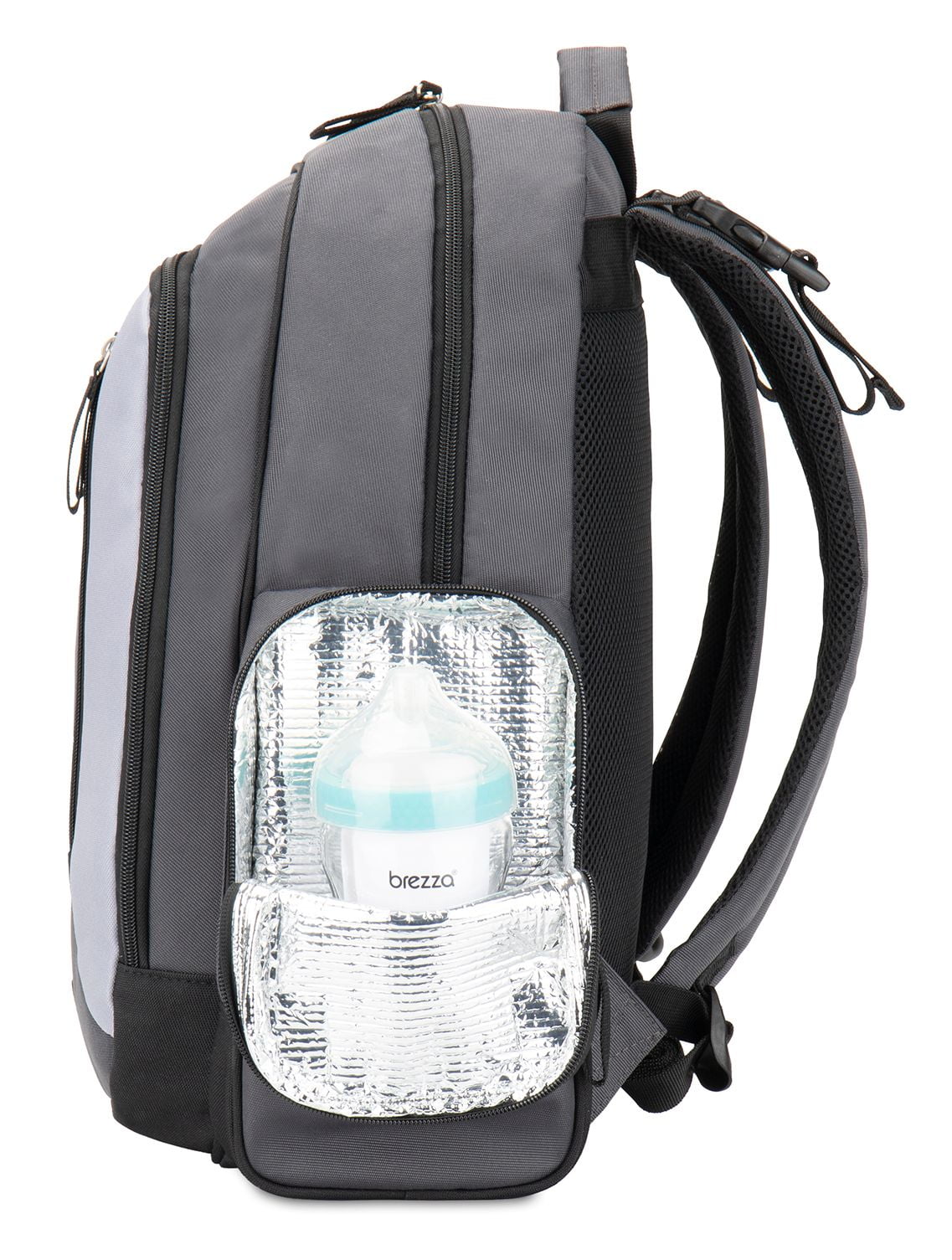 Bananafish Studios Black/Grey Colorblock Backpack Diaper Bag