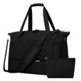 thumbnail image 2 of Bolso Bandolera Bolsa bandolera de lona de hombro de color sólido Simple para adolescente (Negro) Sywqhk Para Estrenar, 2 of 8