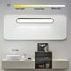 thumbnail image 5 of Barra de luz LED para espejos, 5W regulable, 3 modos de color, 28 LEDs, recargable de 1800mAh, lámpara adhesiva magnética, ajustable bajo el armario para cocina, armario, dormitorio, negro/blanco de, 5 of 6