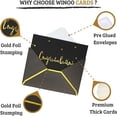 thumbnail image 2 of Gold and Black Congratulations Cards with Envelopes - 36 PK - 4x6 Inches, Graduation Cards Pack, Graduation Engagement New Home Congrats Card, 2 of 7