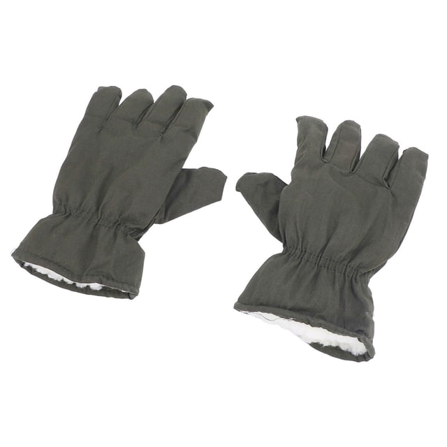 Guantes Cálidos Para Hombres Y Mujeres, Guantes Versátiles Resistentes Al Desgarro De Tela De Algodón Engrosados a Prueba De Frío Para Almacenamiento En Frío
