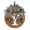 As Show #25, variant on Byikun Personalized Last Name Wreath - 30x30cm Front Door Hanging Plaque with Ribbon - Year-Round Decorative Sign for Weddings, Holidays & Home Blessings