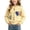 Yellow, variant on Girls Heart Patch Cardigan Crew Neck Button Front Long Sleeve Colorful Buttons Ribbed Trim Warm Knit Sweater Coat
