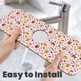 thumbnail image 6 of Vsdgher Cute Dog Kitchen Sink Splash Guard Faucet Mat -1 PC Super Absorbent Fast Drying Mat Sink Gadgets-Splash, Bathroom,Sink Mat,(15" X 5.5" ), 6 of 7